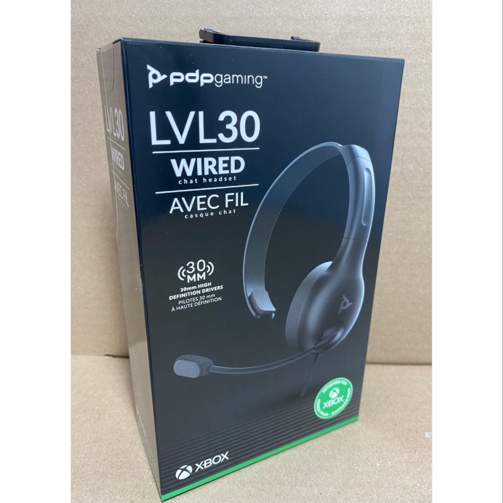 PDP LVL30 Wired Headset Noise Canceling Mic Single Sided One Ear for‎ PC Xbox